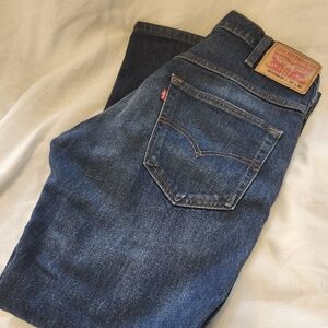 Levi's Men's Dark Blue Straight Jeans